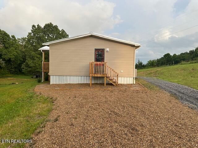 167 Loftis Rd, Parrottsville, TN 37843 - rear view of property