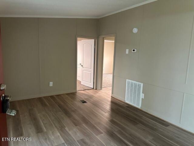 167 Loftis Rd, Parrottsville, TN 37843 - unfurnished room featuring ornamental molding and wood finished floors