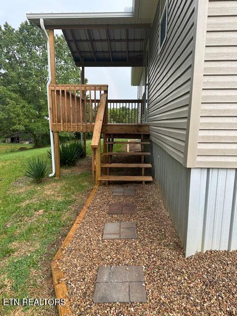 167 Loftis Rd, Parrottsville, TN 37843 - view of yard