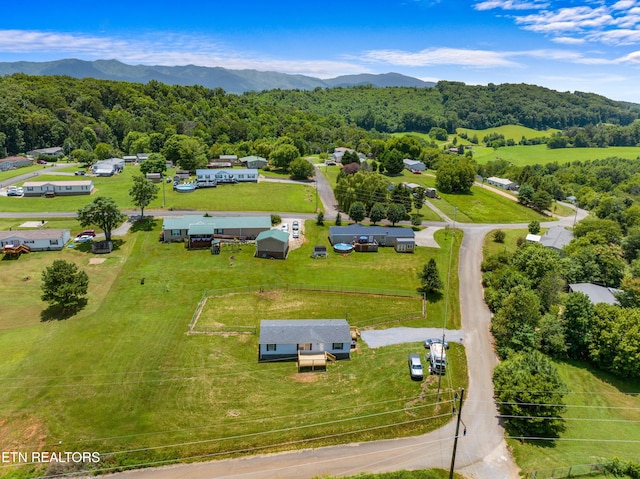 130 Hidden Estates Way, Newport, TN 37821 - drone / aerial view of a forest and a mountain backdrop