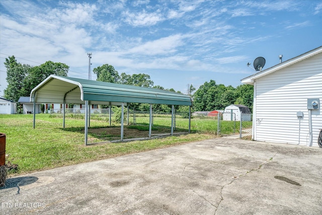 2019 Martha Washington Rd, Clarkrange, TN 38553 - view of vehicle parking featuring a shed