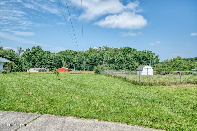 2019 Martha Washington Rd, Clarkrange, TN 38553 - view of yard featuring a shed