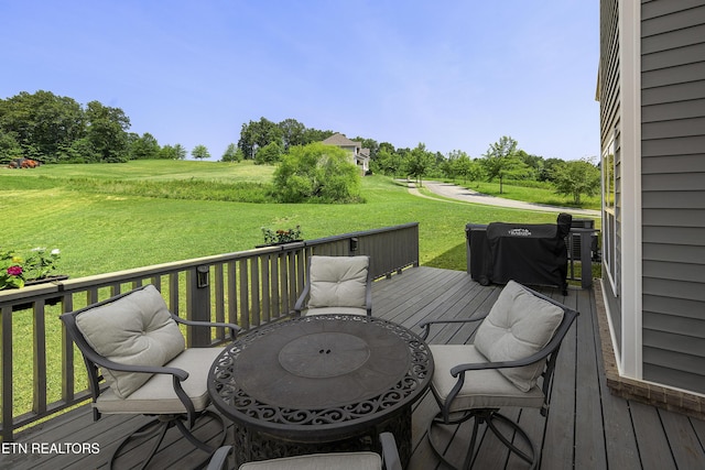 107 Cedarberry St, Oak Ridge, TN 37830 - deck with a lawn and area for grilling