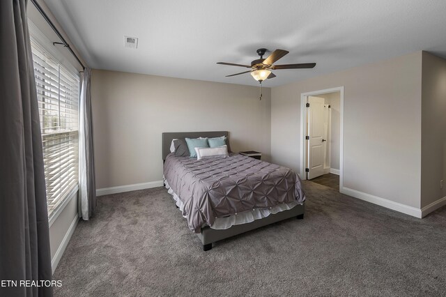 107 Cedarberry St, Oak Ridge, TN 37830 - bedroom featuring carpet flooring and a ceiling fan