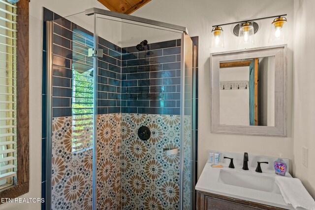 3721 Clabo Mountain Ln, Sevierville, TN 37862 - bathroom with a stall shower and vanity