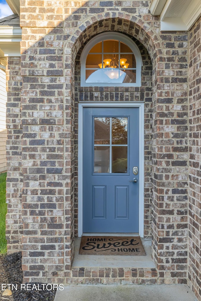 1036 Gothic Manor Way, Knoxville, TN 37923 - property entrance with brick siding
