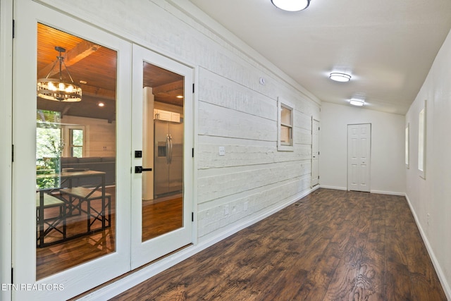 142 Campbell Way, Newport, TN 37821 - unfurnished sunroom with french doors and a chandelier