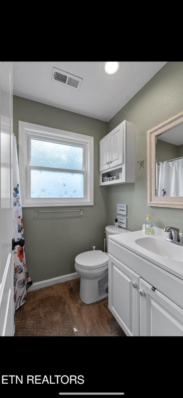 149 Giles Rd, Cosby, TN 37722 - bathroom with vanity and wood finished floors