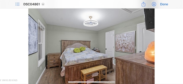 149 Giles Rd, Cosby, TN 37722 - bedroom with wood finished floors and baseboards