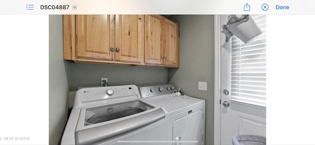 149 Giles Rd, Cosby, TN 37722 - laundry room featuring washer and clothes dryer and cabinet space