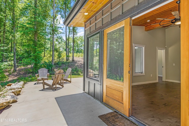 11325 New Highway 68, Tellico Plains, TN 37385 - view of exterior entry featuring a patio area and stucco siding