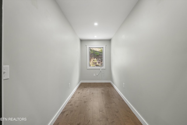 11325 New Highway 68, Tellico Plains, TN 37385 - hallway with wood-type flooring and recessed lighting