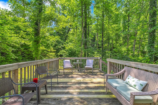 432 W Loop Rd, Gatlinburg, TN 37738 - deck with a view of trees