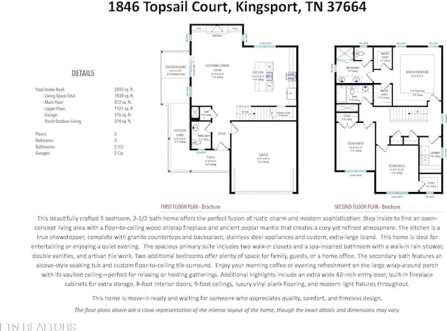 1846 Topsail Ct, Kingsport, TN 37664 - photo 33