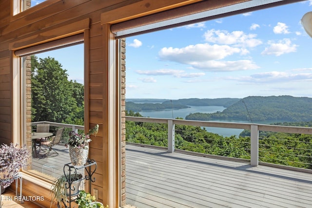 61 Brim Ln, Hilham, TN 38568 - balcony with a water and mountain view