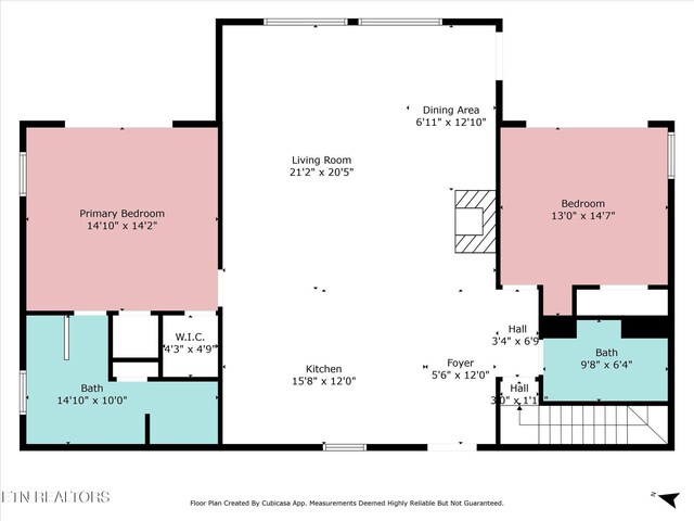 61 Brim Ln, Hilham, TN 38568 - view of home floor plan