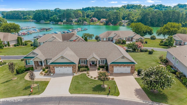 404 Chota Landing Way, Loudon, TN 37774 - view from above of property with a large body of water