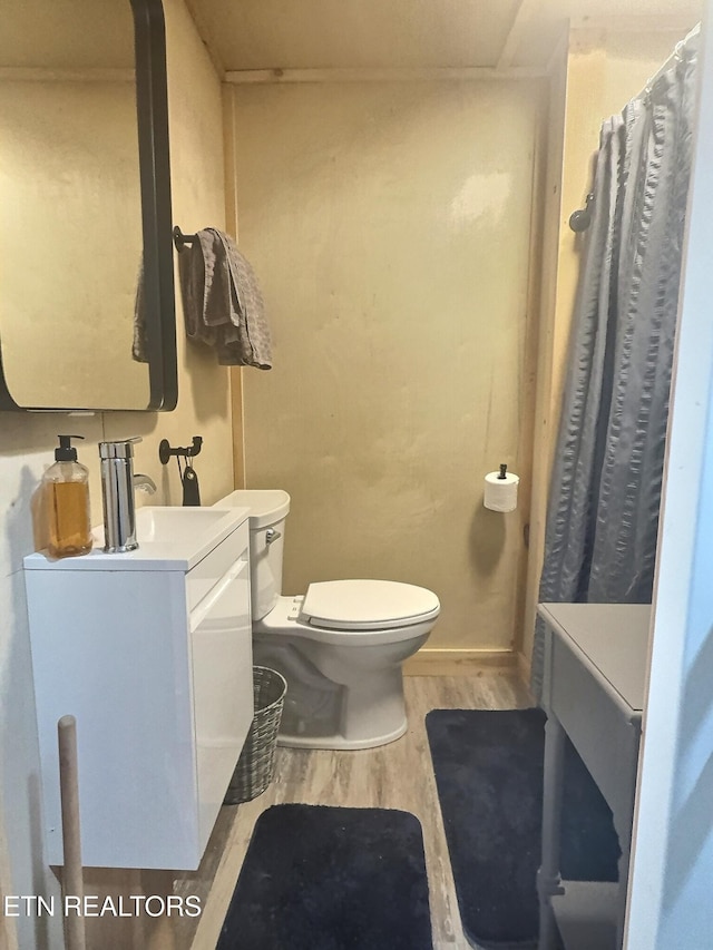 1292 Martin Ln, Lafollette, TN 37766 - bathroom featuring wood finished floors and vanity