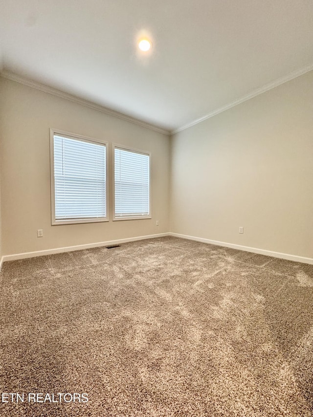 105 Ruby Ln, New Tazewell, TN 37824 - carpeted empty room featuring crown molding