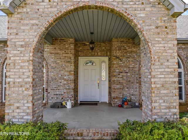 108 Skyline Dr, Dandridge, TN 37725 - property entrance featuring brick siding