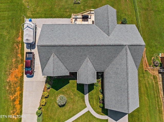 108 Skyline Dr, Dandridge, TN 37725 - view from above of property
