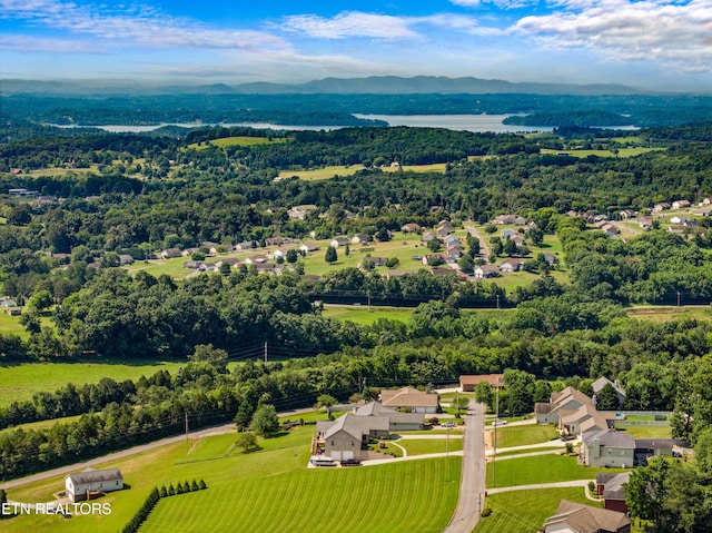 108 Skyline Dr, Dandridge, TN 37725 - aerial view of a water and mountain view