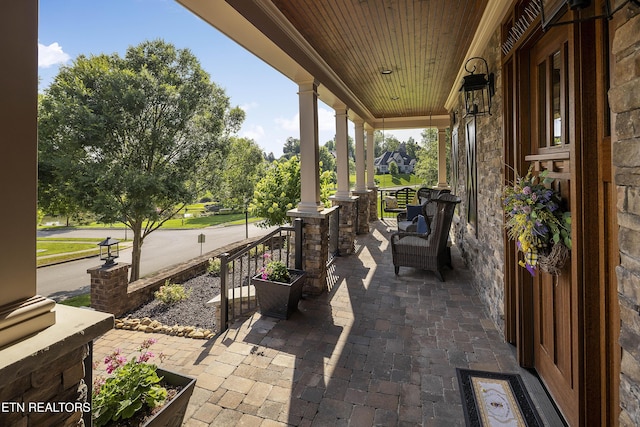 12706 Highwick Cir, Knoxville, TN 37934 - view of covered porch