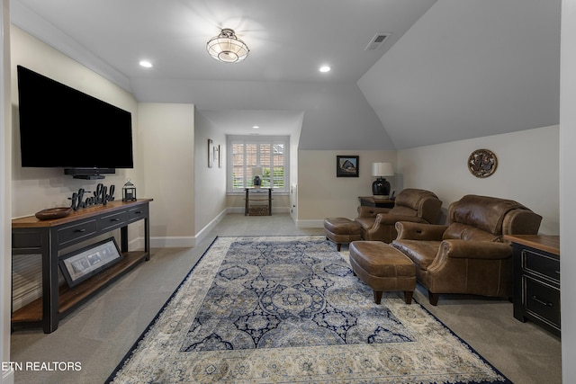 12706 Highwick Cir, Knoxville, TN 37934 - living room with light colored carpet and recessed lighting