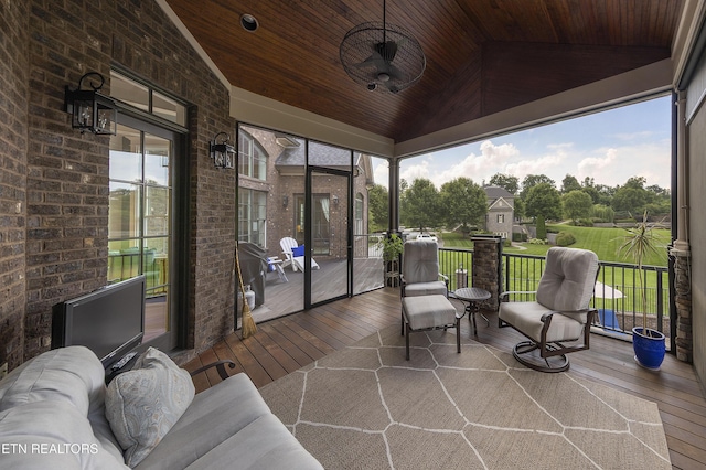12706 Highwick Cir, Knoxville, TN 37934 - sunroom / solarium with lofted ceiling and healthy amount of natural light