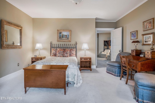 105 N Church St, Sparta, TN 38583 - carpeted bedroom featuring crown molding and baseboards