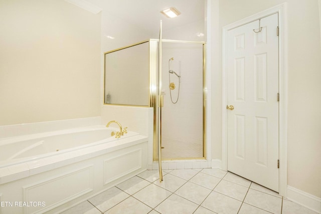 275 Fordham Way, Knoxville, TN 37934 - full bath featuring a stall shower, a bath, and tile patterned flooring
