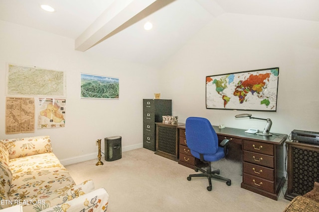 275 Fordham Way, Knoxville, TN 37934 - carpeted office space with lofted ceiling and recessed lighting