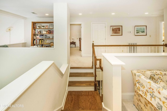 275 Fordham Way, Knoxville, TN 37934 - staircase featuring recessed lighting and built in shelves