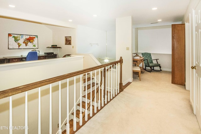 275 Fordham Way, Knoxville, TN 37934 - hallway featuring recessed lighting and carpet