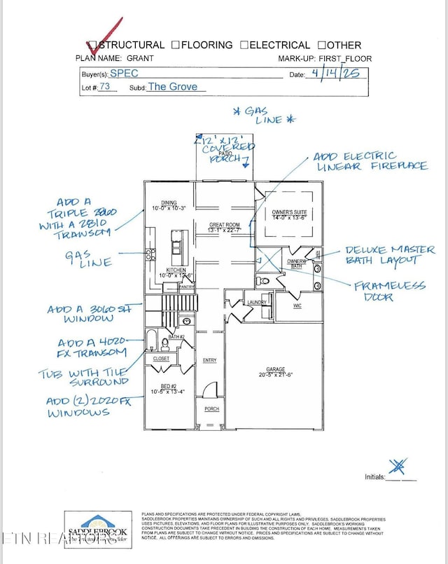 1124 Branch Hook Rd, Knoxville, TN 37934 - view of property floor plan