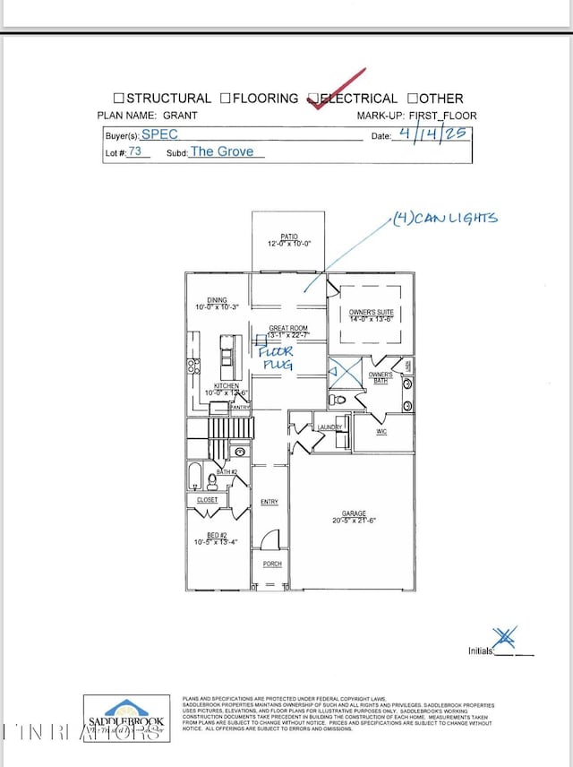 1124 Branch Hook Rd, Knoxville, TN 37934 - view of home floor plan