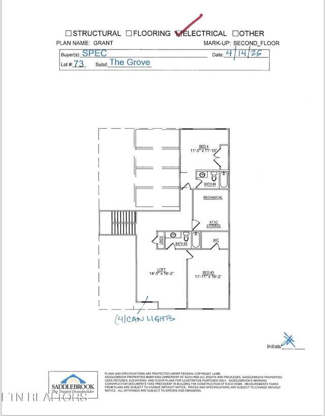 1124 Branch Hook Rd, Knoxville, TN 37934 - view of property floor plan