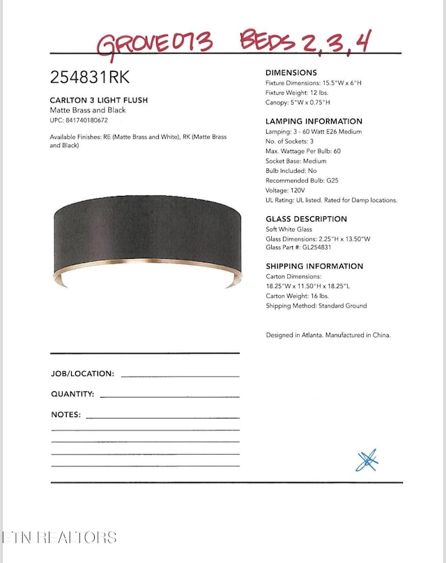 1124 Branch Hook Rd, Knoxville, TN 37934 - view of a document