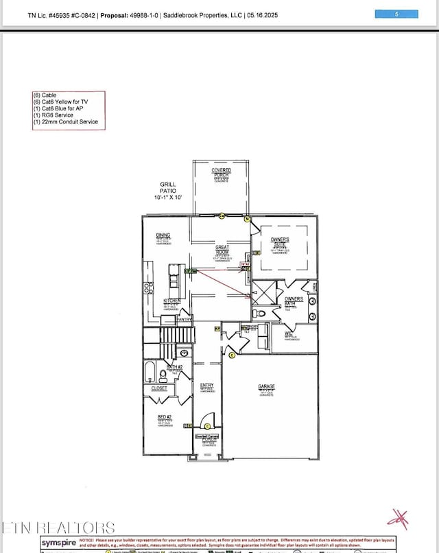 1124 Branch Hook Rd, Knoxville, TN 37934 - view of room layout