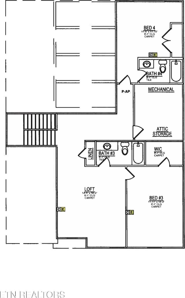 1124 Branch Hook Rd, Knoxville, TN 37934 - view of property floor plan
