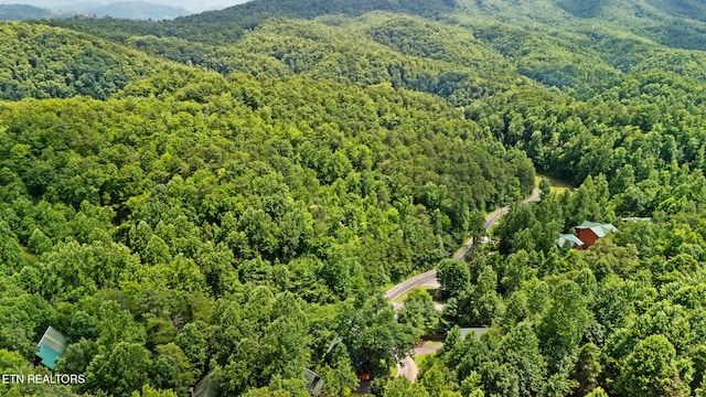 4410 Forest Vista Way, Pigeon Forge, TN 37863 - drone / aerial view of a heavily wooded area and mountains