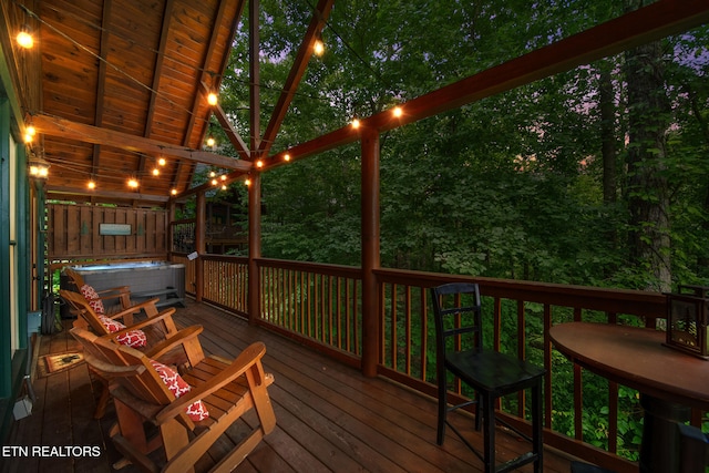 4410 Forest Vista Way, Pigeon Forge, TN 37863 - view of wooden deck