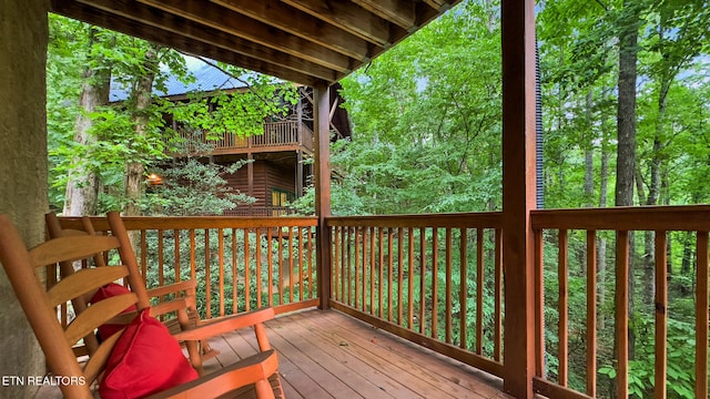 4410 Forest Vista Way, Pigeon Forge, TN 37863 - view of wooden deck