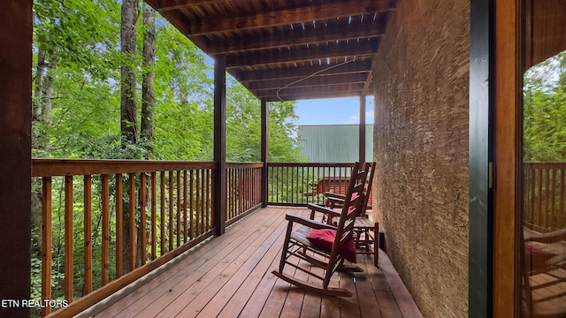 4410 Forest Vista Way, Pigeon Forge, TN 37863 - view of wooden terrace