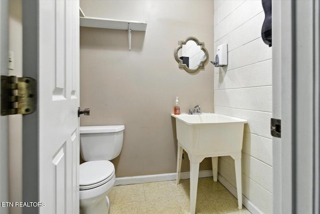 2953 US Highway 119, Pineville, KY 40977 - half bathroom featuring toilet and tile patterned floors