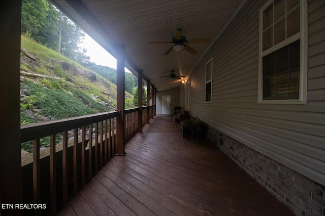 2953 US Highway 119, Pineville, KY 40977 - deck featuring a ceiling fan