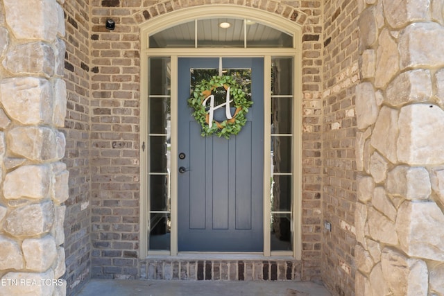 1273 Bishops View Ln, Knoxville, TN 37932 - view of exterior entry featuring stone siding
