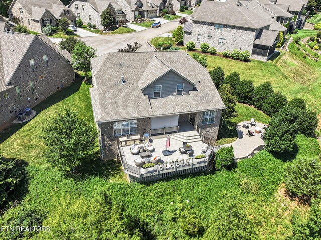 1273 Bishops View Ln, Knoxville, TN 37932 - aerial view of residential area