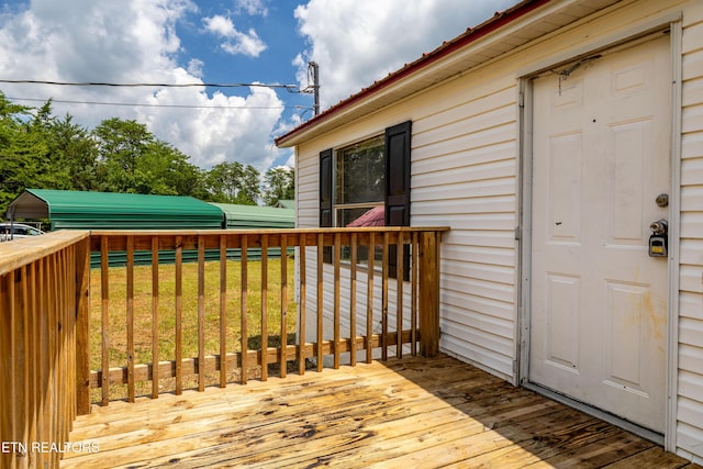 1768 Fain Cemetery Rd, Dandridge, TN 37725 - deck with a lawn