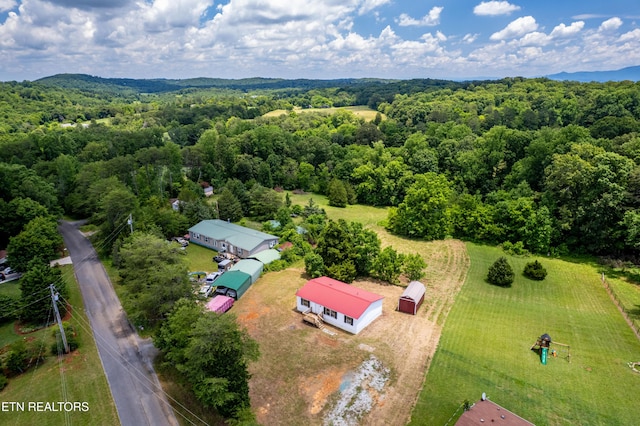 1768 Fain Cemetery Rd, Dandridge, TN 37725 - bird's eye view of a heavily wooded area